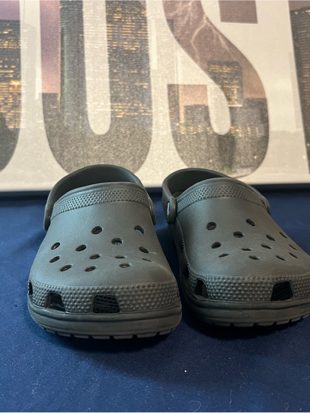kids Black Crocs